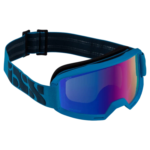 IXS Hack RACING BLUE | gogle rowerowe | Cobalt MIRROR Lens / LT 21%