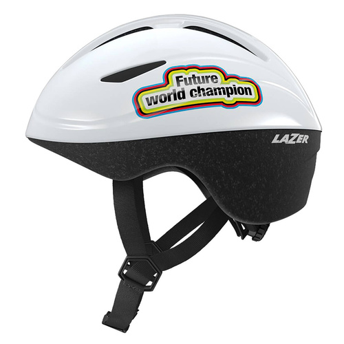 Dziecięcy kask rowerowy LAZER Bob+ FUTURE WORLD CHAMPION