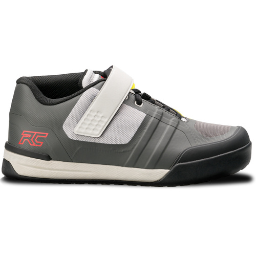 RIDE CONCEPTS Transition Clip | bike shoes | D3O | Rubber Kinetics DST 8.0  MTB / ENDURO / DIRT / DH | SPD | charcoal / red