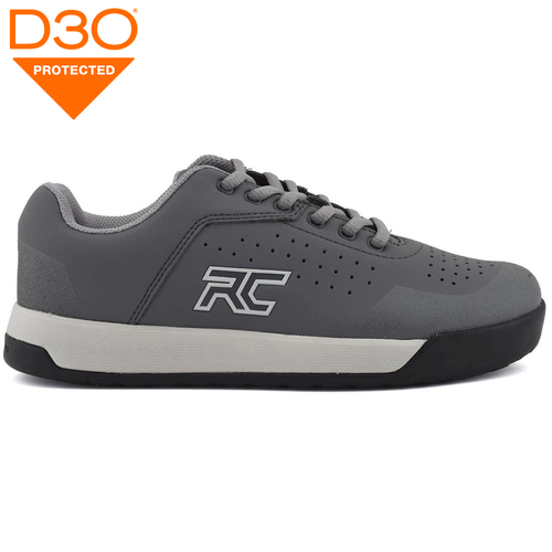 RIDE CONCEPTS Hellion | women's bike shoes | D3O | Rubber Kinetics DST 6.0 | MTB / ENDURO / DIRT / DH | FLAT | charcoal / mid gray