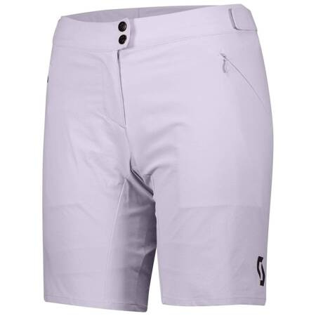 SCOTT Shorts W's Endurance ls/fit w/pad | damskie szorty / spodenki rowerowe | + wewnętrzne spodenki z wkładką | MTB / ENDURO / GRAVEL | misty purple