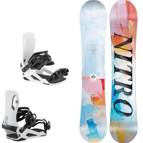 WOMEN'S NITRO 2026 SET: Lectra ABSTRACT + Talent | snowboard + bindings