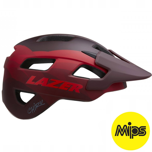 LAZER Chiru MIPS ® | kask rowerowy | MTB / ENDURO | matte red | OUTLET