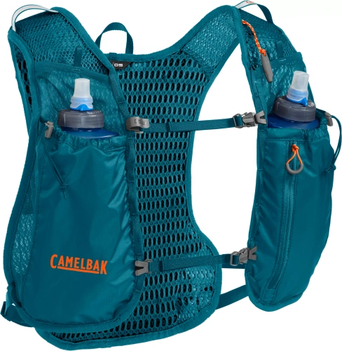 CAMELBAK Trail RUN Vest 7l + 2 x 500ml Quick Stow™ Flasks | corsair teal