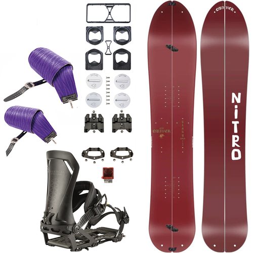 SET NITRO 2025: Slash 3D & Vertical by KOHLA + Vertical ST x SPARK | splitboard & skins + bindings & pucks | 162cm