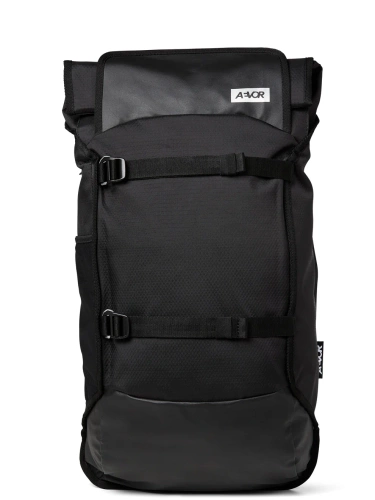 AEVOR Trip Pack PROOF Black 26-33l | plecak rowerowy / miejski / wyprawowy | WATERPROOF 13K | LAPTOP 15" | 800g