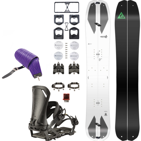 Zestaw NITRO Vertical 2026: splitboard & foki & wiązania ST x SPARK + pucki