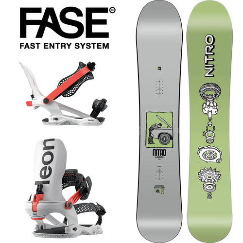 SET 2026: NITRO Alternator + BATALEON Blaster AW FASE ® | snowboard + wiązania