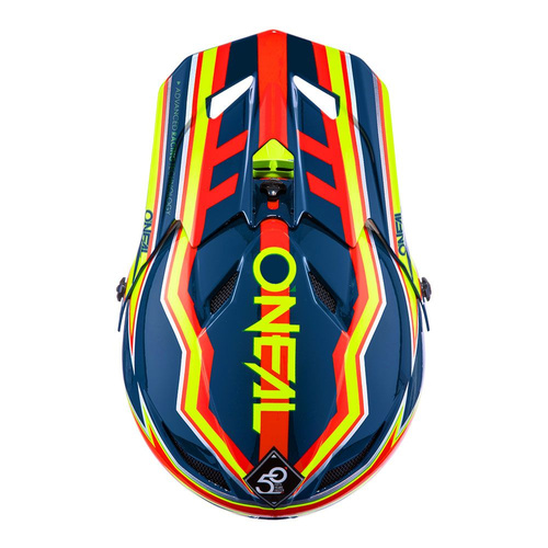 O'NEAL Fury | bike helmet | GOPRO mount | ABS | MTB / ENDURO / DH | FULLFACE / FF | rapid blue / neon yellow