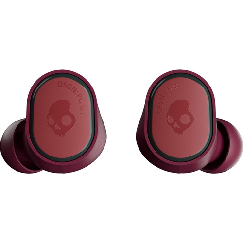 SKULLCANDY Sesh EVO | wireless earbuds | TILE Tech | S2TVW-N741 | deep red