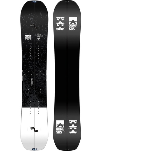 Splitboard + skins 2024: ROME SDS Uprise SPLIT + UNION Climbing Skins by MONTANA