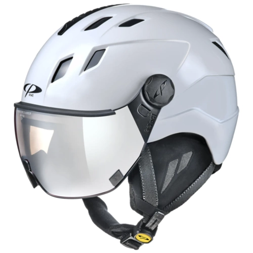 Premium Helmets CP Corao white s.t. | kask narciarski z szybą | clear silver mirror Cat. 2