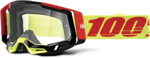 100%The Racecraft 2 Wiz | gogle moto MX / ENDURO / MTB rowerowe | 2 x szybka: MIRROR SILVER FLASH + CLEAR
