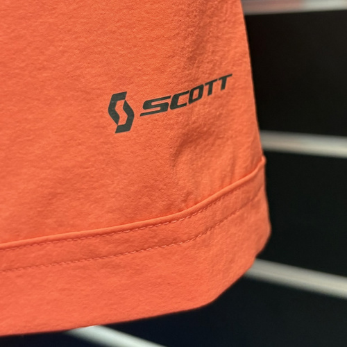 SCOTT Shorts W's Trail Flow w/pad | damskie szorty / spodenki rowerowe | + wewnętrzne spodenki z wkładką | MTB / ENDURO | astro red