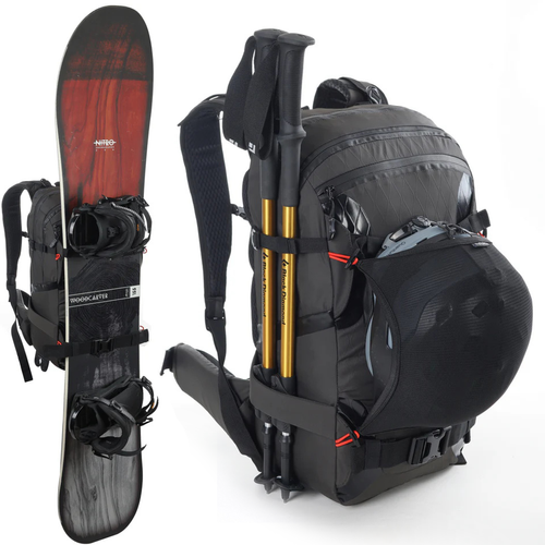 NITRO Slash 25 PRO 2025 | snowboard / splitboard backpack | raven
