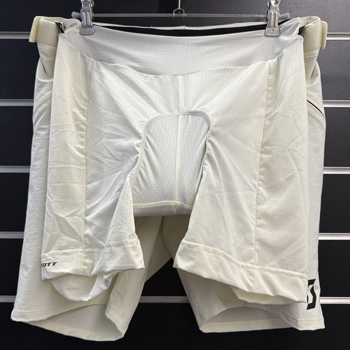 SCOTT Shorts W's Endurance ls/fit w/pad | damskie szorty / spodenki rowerowe | + wewnętrzne spodenki z wkładką | MTB / ENDURO / GRAVEL | soft yellow