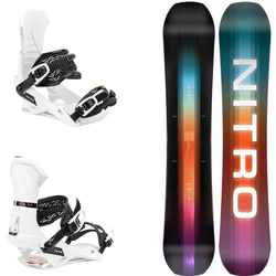 SET NITRO 2025: Team CAMBER + Team WHITE | snowboard + bindings