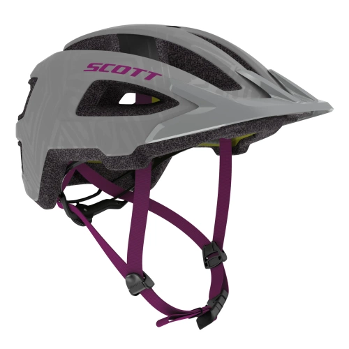 SCOTT Groove Plus MIPS ® | women's bike helmet | grey / ultra violet | OUTLET