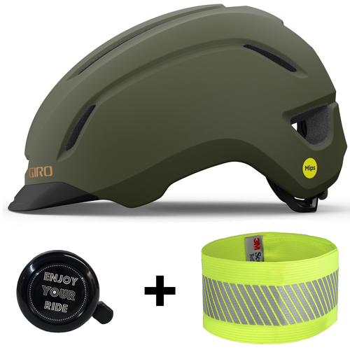 GIRO Caden II MIPS ® | kask rowerowy | GRAVEL / E-BIKE / URBAN / CITY | opaska & dzwonek: GRATIS | matte trail green
