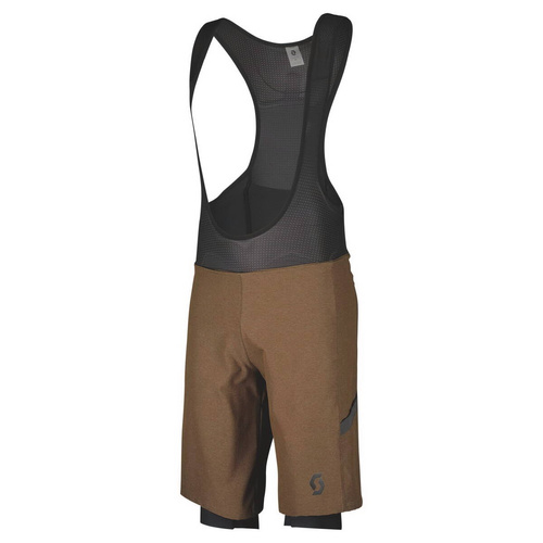 SCOTT Gravel Hybrid +++ Men's Shorts | spodenki rowerowe z wkładką | 2 in 1 | silt beige/black