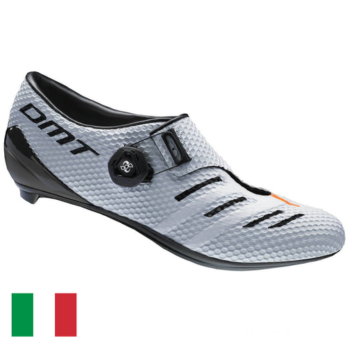 Buty rowerowe triathlonowe szosowe DMT DTR1 205g CARBON Torray MR60 white / black / orange