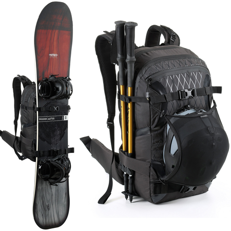 NITRO Slash 25 PRO 2025 | snowboard / splitboard backpack| phantom