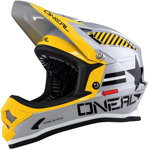 O'NEAL Fury EVO Afterburner | kask rowerowy | ABS | MTB / ENDURO / DH | FULLFACE / FF | silver