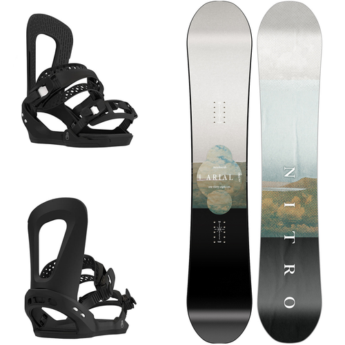 JUNIOR SET: NITRO Arial 2025 + BATALEON E-stroyer | junior snowboard + bindings