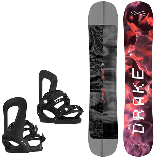 SET: DRAKE League WIDE + BATALEON E-stroyer BLACK | snowboard + bindings