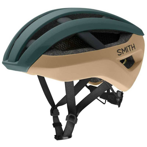 Kask rowerowy szosowy SMITH Network MIPS ® |  AEROcore /  KOROYD ® | ROAD / GRAVEL | matte spruce  / safari