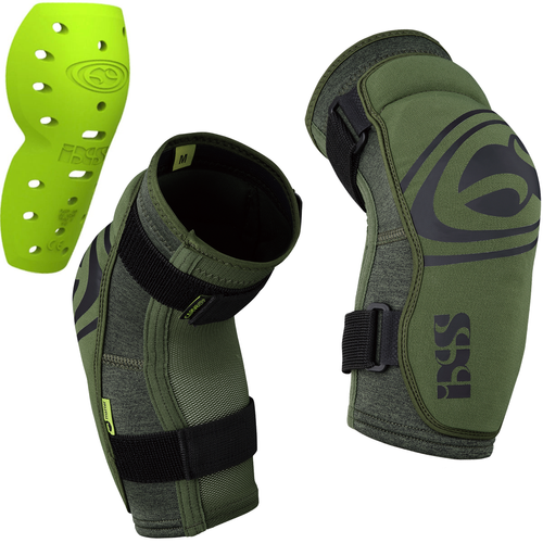 IXS Carve EVO+ Kid's Elbow Guards | X-MATTER | KEVLAR | olive