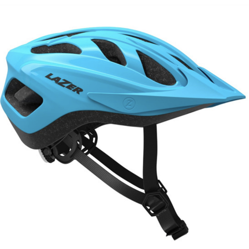 LAZER J1 + insectNET + LED | kask rowerowy | cyan | OUTLET