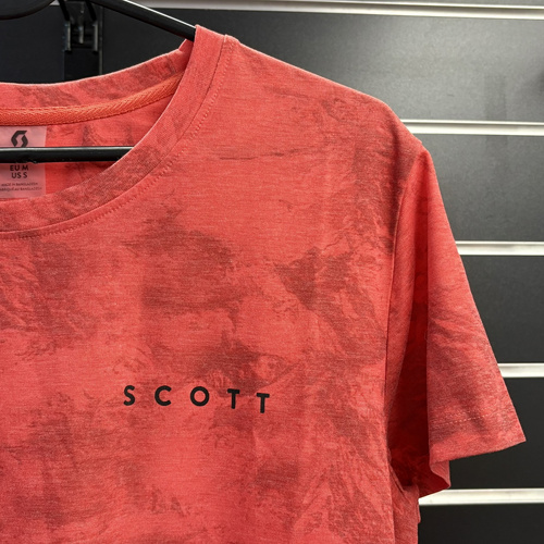 SCOTT DRI Tie Dye Women's Tee | astro red