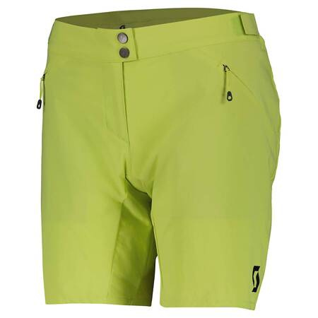 SCOTT Shorts W's Endurance ls/fit w/pad | damskie szorty / spodenki rowerowe | + wewnętrzne spodenki z wkładką | MTB / ENDURO / GRAVEL | bitter yellow