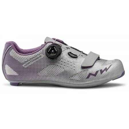 NORTHWAVE Storm WMN | women's road cycling shoes | silver