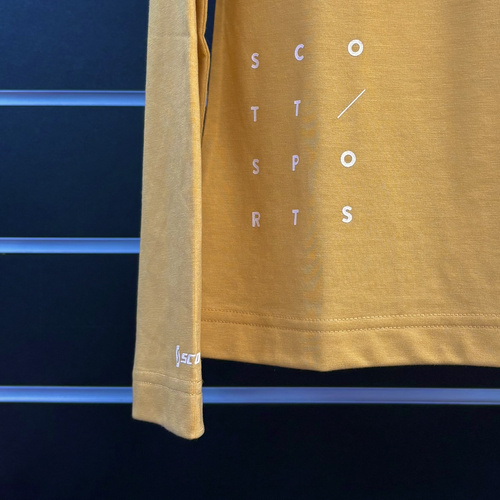 SCOTT Defined DRI Womens' Tee l/s | damska koszulka sportowo-turystyczna z długim rękawem | biscuit beige