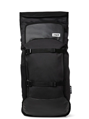 AEVOR Trip Pack PROOF Black 26-33l | plecak rowerowy / miejski / wyprawowy | WATERPROOF 13K | LAPTOP 15" | 800g