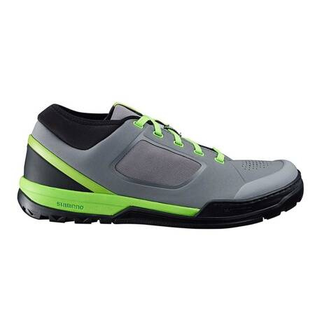 SHIMANO GR7 | bike shoes | MTB / ENDURO / DH | FLAT | gray / green | OUTLET