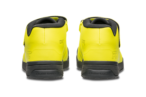 Buty grawitacyjne rowerowe RIDE CONCEPTS Transition Clip | D3O | Rubber Kinetics DST 8.0  MTB / ENDURO / DIRT / DH | SPD | lime black | UWAGA