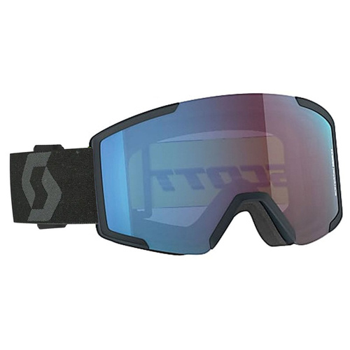 SCOTT Shield Team Blue | ski / snowboard goggles | AMPLIFIER | Nofog™ | ENHANCER | BLUE CHROME lens S2 (VLT 30%)