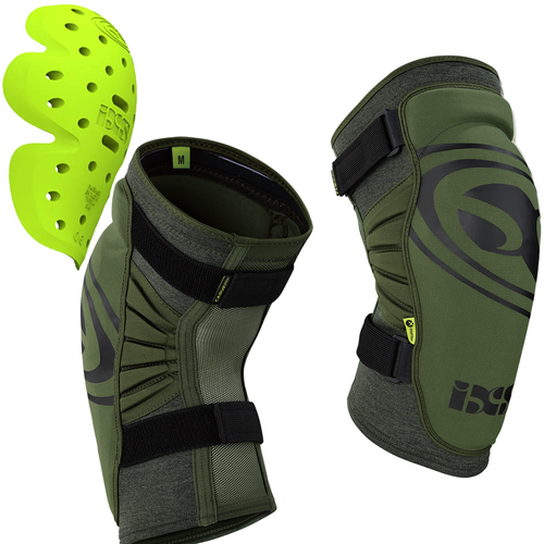 IXS Carve EVO+ Knee Guards | X-MATTER | KEVLAR | olive