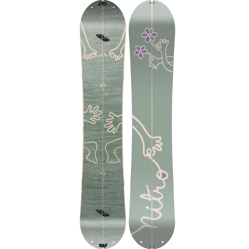 NITRO Volta + Peak | women's splitboard + skins | 145cm