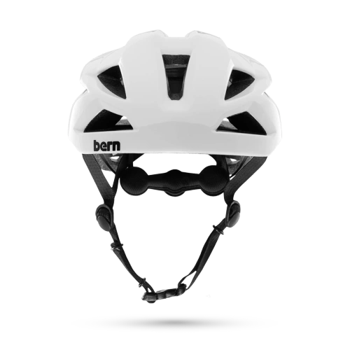 BERN FL-1 LIBRE | kask rowerowy | ALL SEASON | MTB / URBAN / E-BIKE / GRAVEL | glossy white