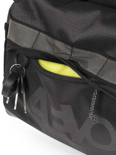 AEVOR Triple Bike Bag PROOF Black 15-24l | torba rowerowa na kierownicę / bagażnik | LAPTOP 13" | WATERPROOF 13K