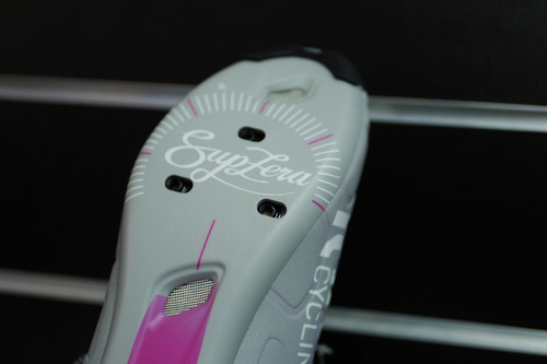 SUPLEST SupZERO StreetRacing Buckle | damskie buty szosowe rowerowe | reflective silver/white/pink | OUTLET