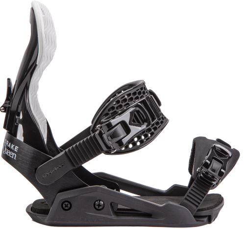 DRAKE Queen 2025 | women's snowboard bindings | black