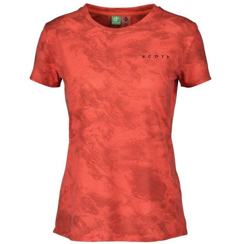 SCOTT DRI Tie Dye Women's Tee | damska koszulka turystyczno-sportowa | astro red