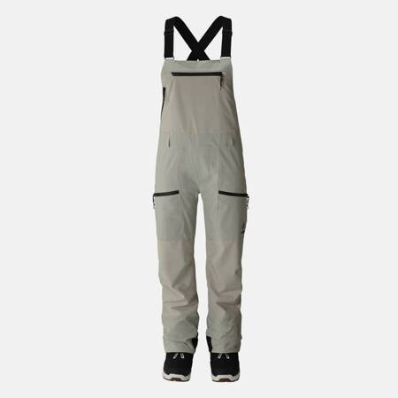 JONES Women's MTN Surf Recycled Bibs 2025 | damskie spodnie snowboard / splitboard | 2L | 20K/20K | smoke grey