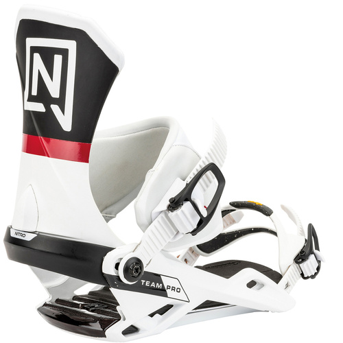 ZESTAW NITRO 2025: Team PRO CAMBER + Team PRO WHITE | snowboard + wiązania