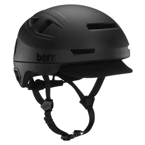 BERN Hudson + LED | bike helmet | MIPS ® | URBAN / GRAVEL / E-BIKE | matte black